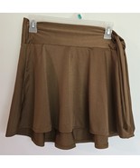 NWT Womens M INC International Concepts Brown 14 1/2&quot; Skirt Swimsuit Cover - $351.44 MXN