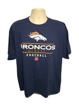 NFL Denver Broncos Football Adult Blue 2XL TShirt - $14.85