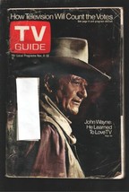 TV Guide 11/4/1972-John Wayne cover-St Louiss-edition-G - £19.38 GBP