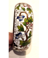 Vintage Chinese Cloisonné Bangle Bracelet Wide Enamel Floral Tree Branch... - $89.03 CAD