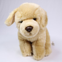 Toys R Us Golden Yellow Lab Labrador Puppy Dog Realistic Plush Stuffed Animal - £9.20 GBP