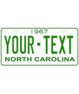 North Carolina 1967 Personalized Tag Vehicle Car Auto License Plate - $22.90 CAD