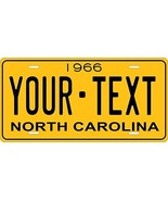 North Carolina 1966 Personalized Tag Vehicle Car Auto License Plate - $22.90 CAD