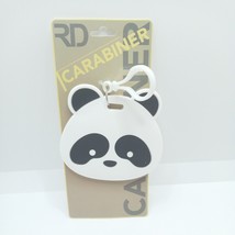 Panda Carabiner PVC Silicone Keychain Luggage Tag Travel Bag Tag ID Golf... - $10.37