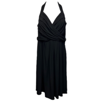 Laundry By Shelli Segal Womens A Line Dress Black Backless Sleeveless 10 New - £18.27 GBP