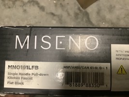 Miseno MNO191LFB Mia 1.8 GPM Pull Down Kitchen Faucet - Flat Black - $198.90