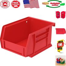 Heavy-Duty Stackable AkroBins in Red, 24-Pack, Ideal for Home and Classroom - $2,289.25 MXN