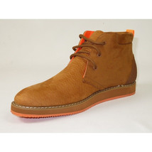 Mens Tayno Modern Chukka Boot Micro Suede Soft Comfortable Cushion Troupe Camel image 4