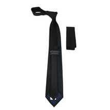 Men's Woven Tie Hankie Set J.Valintin Private Collection R77 Black Shadow Dots image 2