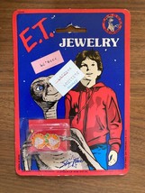 E.T. The Extra Terrestrial ET Orange Flower Earrings NOS - $20.00