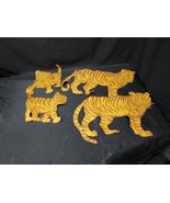 Vintage Patch Lot 4 Tigers Large FELT CRAFTS JACKET BLANKET TAPESTRY REP... - $1,770.29 MXN