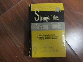 1950 Strange Tales Of Amazing Frauds By Henry Thomas Permabooks Hc Book - £7.02 GBP