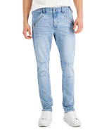 International Concepts Men&#39;s Light Washed Skinny-Fit Jeans Cropped Leg-4... - $59.25 CAD
