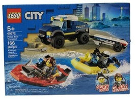 1 - New LEGO City Police Boat Transport 60272 ~ 166 Pieces ~ Factory Sealed - £20.92 GBP