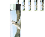 Unicorns D3 Lighters Set of 5 Electronic Refillable Butane Mythical Crea... - £12.41 GBP