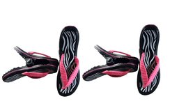 C&amp;H Solutions 2 X Black Flops Style Beach Towel Clips, Jumbo Size, Metal... - $257.35 MXN