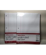 (2 Pack ) Office Depot Wide Ruled Filler Paper - 150 Sheets, Total 300 s... - £11.60 GBP