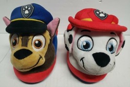 Paw Patrol Boys Slippers, Chase &amp; Marshall MultiColor, Size 9-10 - £7.74 GBP