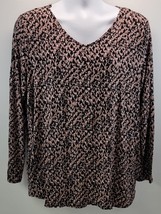 L) Dana Bachman Woman Pullover Blouse Shirt XXL - $11.87