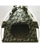 Large Green Camo Moose Print Pup Tent Pet Bed for Cats/ Dogs /Ferrets/Pi... - $713.98 MXN