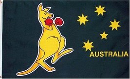 Aussie Australia Australian Boxing Kangaroo Flag Super Poly 3X5 3Ft X 5Ft Banner - £7.85 GBP