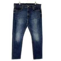 Levi&#39;s 512 Blue Jeans Mens size 40 x 32 Regular Fit Straight Leg - $22.49