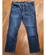 cremieux mens blue jeans relaxed comfort stretch 38x30 - $18.80