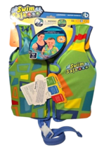 Swim Safe ABC Aquastar 50+ UPF 50 Fabric Swim Vest Boys (M/L - 66lbs. Max) NWT - £13.30 GBP