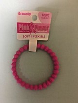 Brand New Pink Power SOFT/FLEXIBLE &quot;Believe&quot; Bracelet, Free Shipping - £6.38 GBP