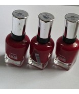 3 Sally Hansen Complete Salon Manicure Nail Polishes -226 RED IT ONLINE - $277.95 MXN