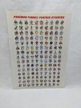 Pokémon Pinball Pokedex Stickers - $445.49