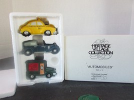 Dept 56 59641 Automobiles Set of 3 Accessory  Heritage Village  L138 - $8.50