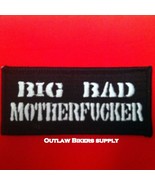 BIG BAD MOTHERFUCKER BIKER PATCH - £3.13 GBP