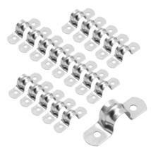 30Pcs M12 Rigid Pipe Strap, 1/2&quot; Stainless Steel 2 Holes Cable U Bracket... - $12.99