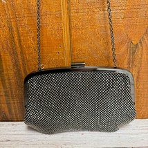 I.N.C. INTERNATIONAL CONCEPTS Patsy Diamond Mesh Frame Clutch - Pewter - $745.59 MXN