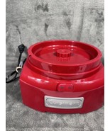 Cuisinart Ice Cream Maker Red Model ICE-21 Motor Base Only - Tested - $29.49