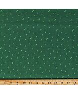 Cotton Pine Trees Christmas Seasonal Basics Green Fabric Print BTY D402.84 - $12.95