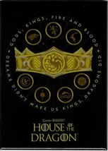 House of the Dragon Crown and Sigils Game of Thrones Refrigerator Magnet UNUSED - £3.20 GBP
