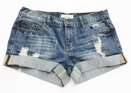 Forever 21 Shorts Distressed Cuffed Blue Jean Daisy Dukes size 28 - $12.17