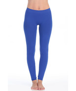 Comfy Seamless Full Leggings,Royal Blue One Size Fits Most - £19.01 GBP
