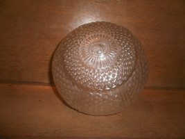 Old Cut Glass Light Fixture - $34.22 CAD