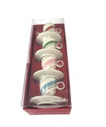 Starbucks 2007 New Holiday Gift Set Demitasse Espresso Candy Swirl Cups ... - £54.59 GBP