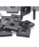 1 1/4&quot; Square x 1/4&quot; Thick Rubber Pads  Square Rubber Gaskets   Rubber S... - £8.14 GBP+