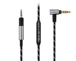 Nylon Audio Cable with Mic For Ultrasone Signature DXP &amp; Pro &amp; STUDIO Pulse - £12.58 GBP