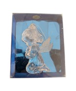 VTG 1988 Frosted Ice Sculptures Clear Plastic Acrylic Christmas Angel Or... - $173.74 MXN