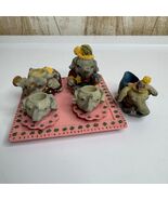 Popular Imports Elephant Teacup Set with Tray Miniature Collectible - €15,62 EUR