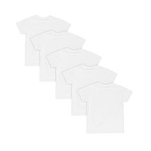 Hanes Boys&#39; Undershirt, EcoSmart Short Sleeve Crew Shirts, Multiple Packs Availa - $17.04+