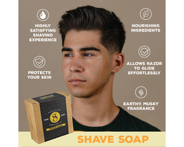 Suavecito Premium Blends Sandalwood Shave Soap, 3.5 fl oz image 6
