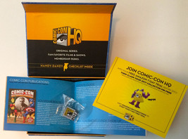 First Year Release 2017 Sdcc Exclusive Retailer Welcome Gift Box Pin &amp; Booklet - £11.81 GBP