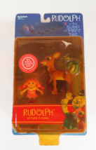 RUDOLPH Figure Light Up Nose w/ DollSealed Christmas Island Of Misfit Toys 2001 - $24.70